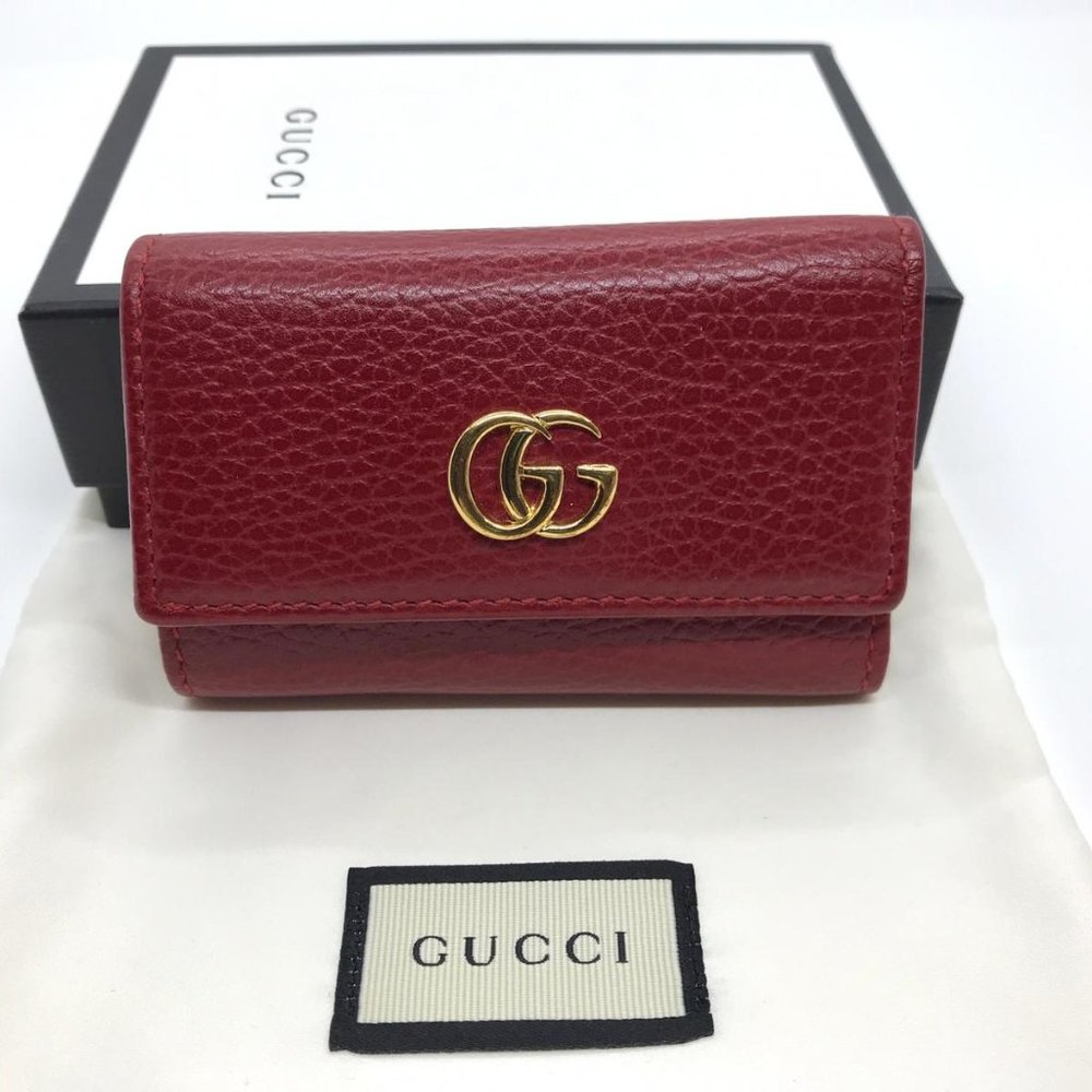 Gucci Marmont Leather Key Case